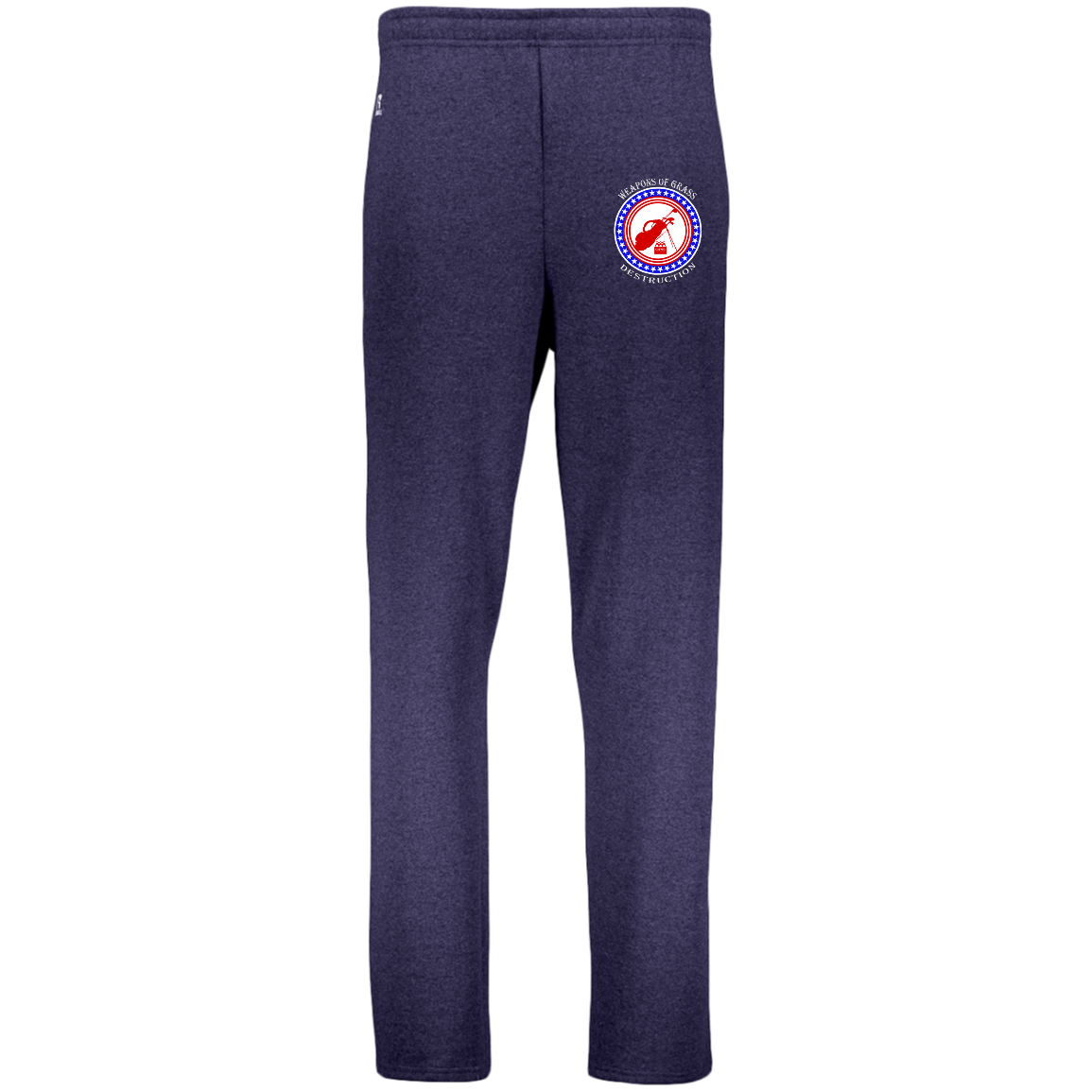 OPG Custom Design #18. Weapons of Grass Destruction. Dri-Power Open Bottom Pocket Sweatpants