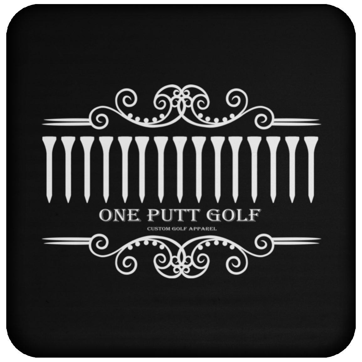 OPG Custom Design #5. Golf TEE-Shirt. Golf Humor. Coaster