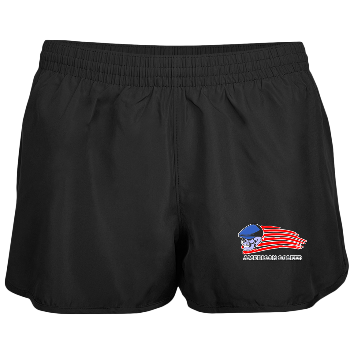 OPG Custom Design #12. Golf America. Male Edition. Ladies' Wayfarer Running Shorts