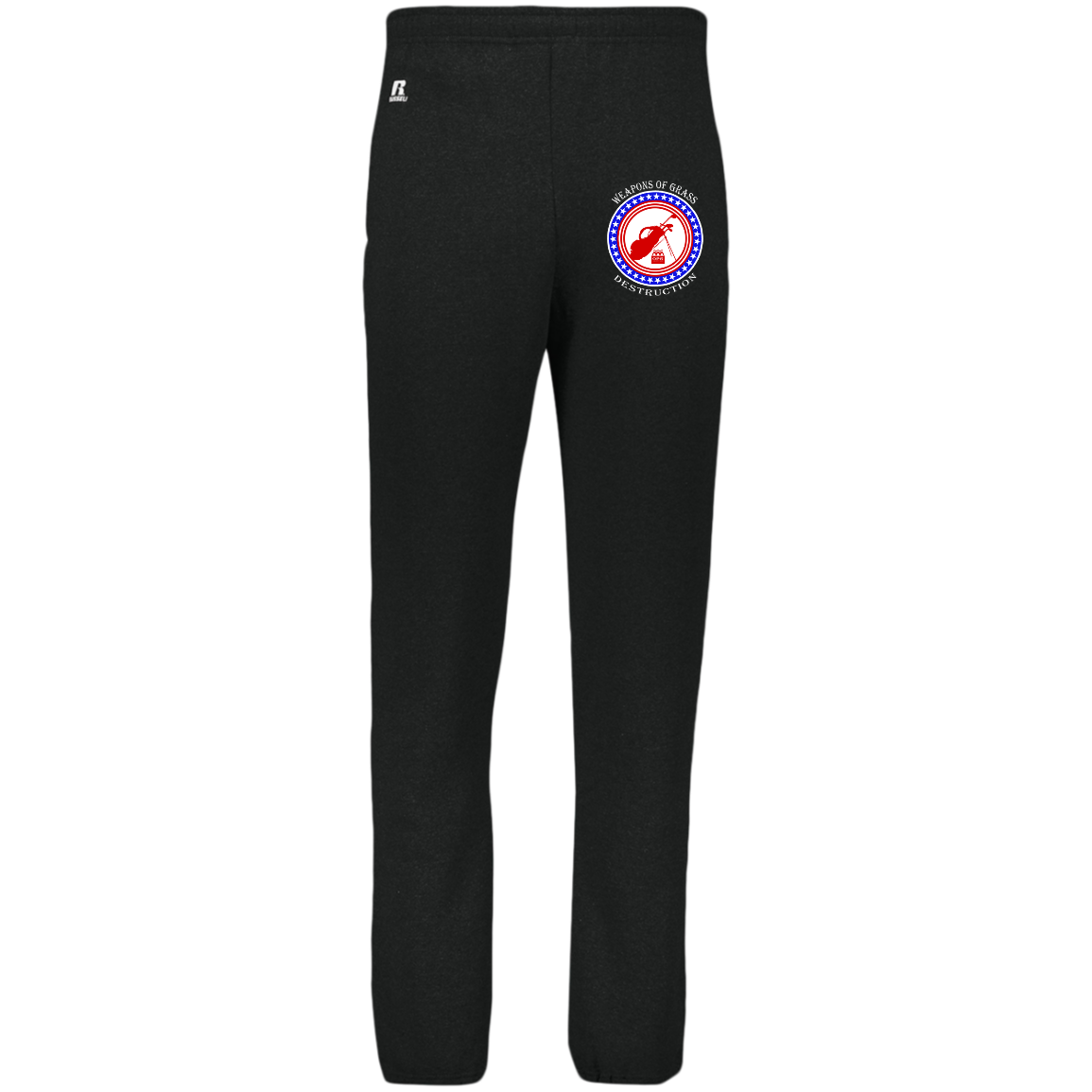 OPG Custom Design #18. Weapons of Grass Destruction. Dri-Power Closed Bottom Pocket Sweatpants