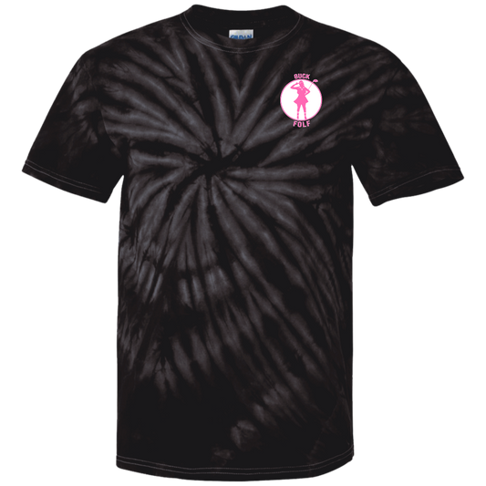 OPG Custom Design #19. GUCK FOLF. Female Edition. 100% Cotton Tie Dye T-Shirt