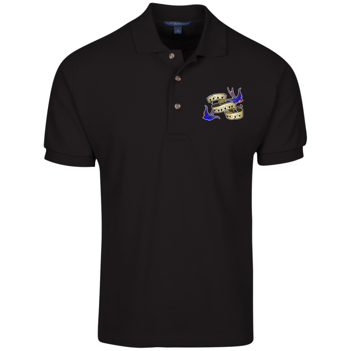 OPG Custom Design #25. Talk Birdie to Me. 100% Ring Spun Combed Cotton Polo