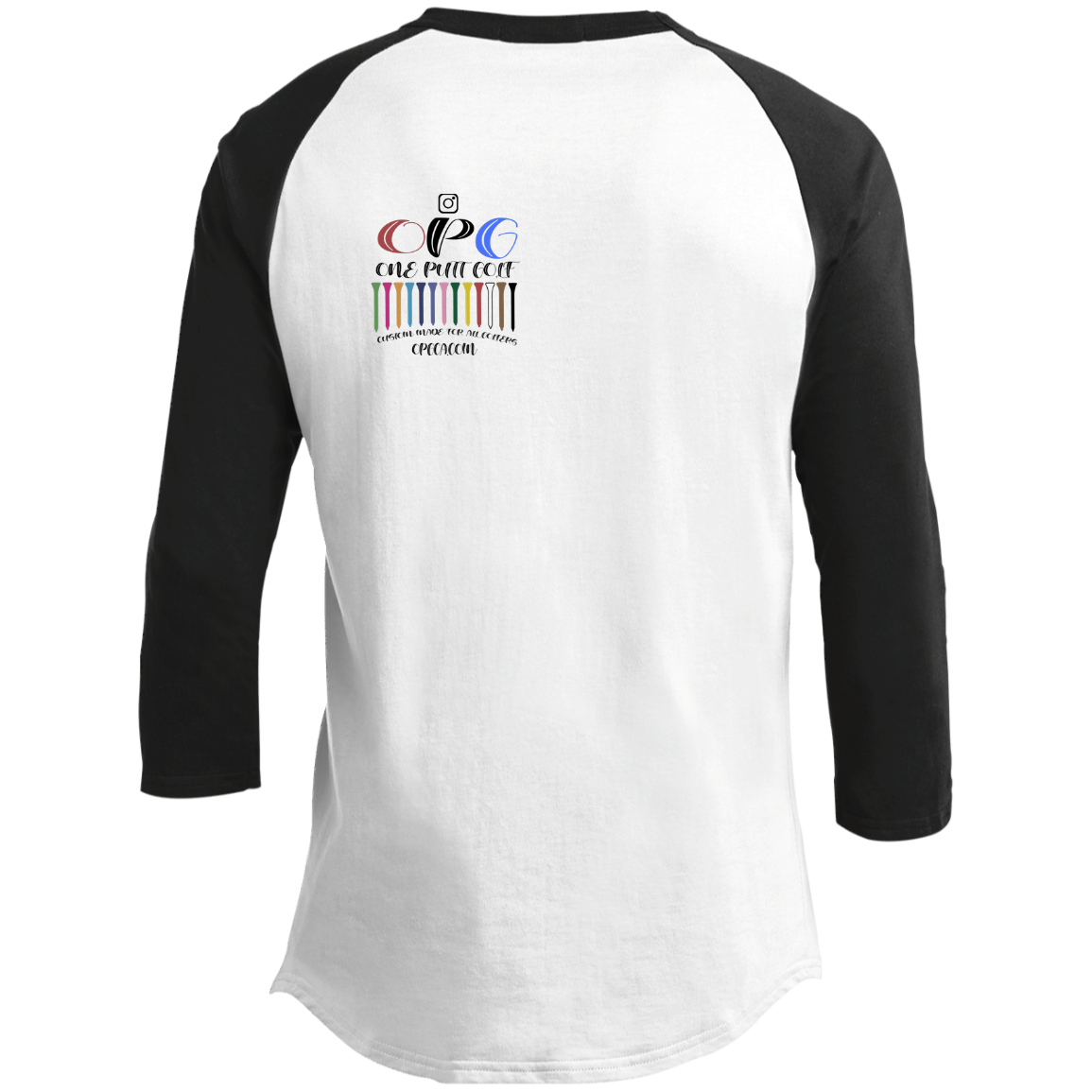 ZZZ#06 OPG Custom Design. DRIVER-SITEE & INCLUSION. Youth 3/4 Raglan Sleeve Shirt