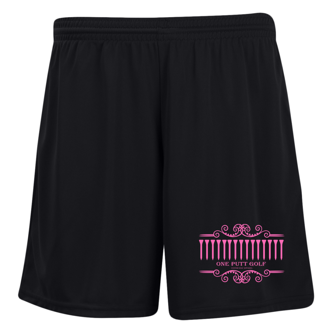 OPG Custom Design #5. Golf Tee-Shirt. Golf Humor. Ladies' Moisture-Wicking 7 inch Inseam Training Shorts