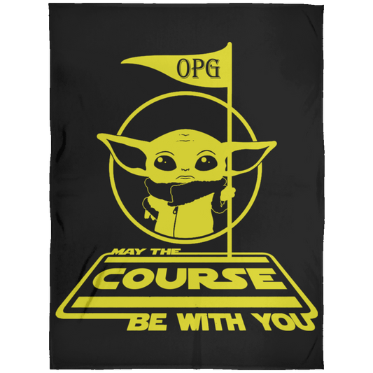 OPG Custom Design #21. May The Course Be With You. Fan Art. Fleece Blanket 60x80