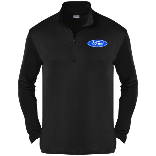 OPG Custom Design #11. Fore! Ford Parody. 1/4-Zip Pullover 100% Polyester 1/4-Zip Pullover