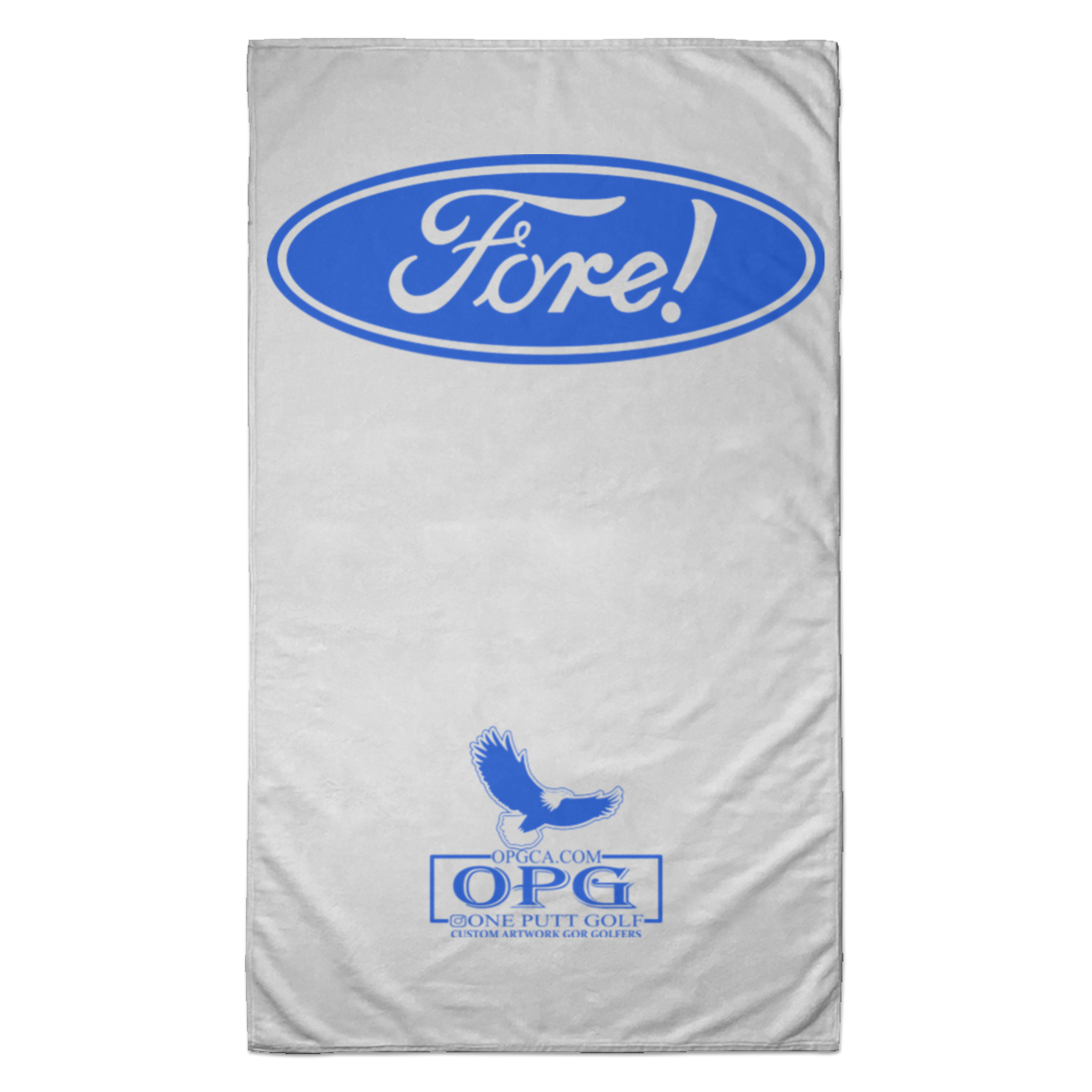 OPG Custom Design #11. Fore! Ford Parody. Towel - 35x60