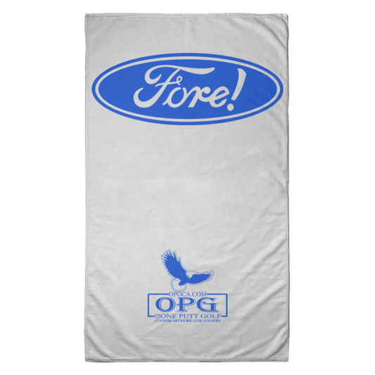 OPG Custom Design #11. Fore! Ford Parody. Towel - 35x60