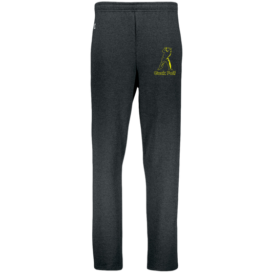 OPG Custom Design #19. GUCK FOLF. Men's Edition. Youth Dri-Power Open Bottom Pocket Sweatpants