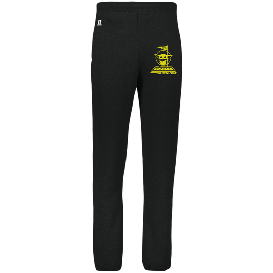 OPG Custom Design #21. May the course be with you. Parody / Fan Art. Dri-Power Closed Bottom Pocket Sweatpants