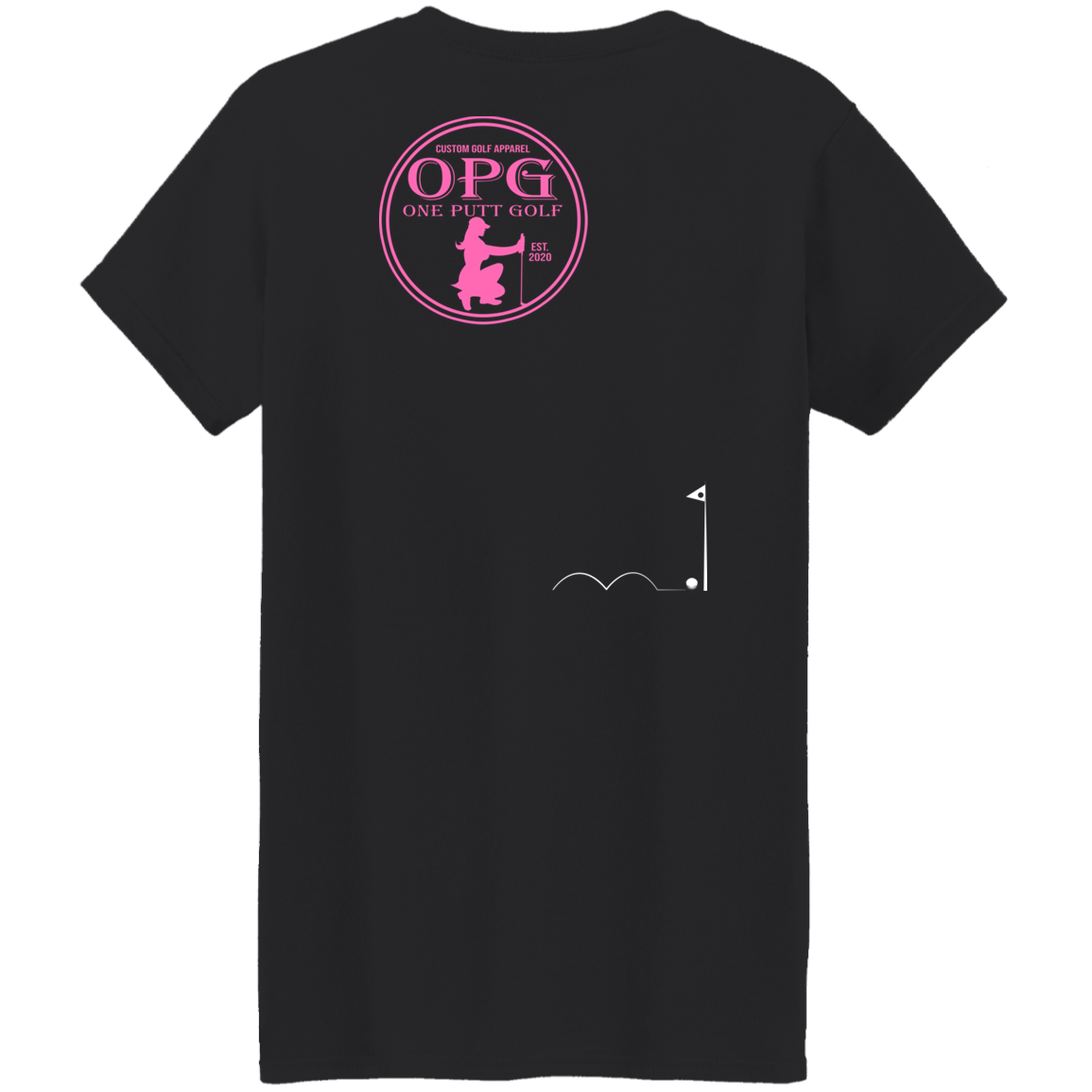 OPG Custom Design #4. I Don't See Noting Wrong With A Little Bump N Run. Ladies' 100% Cotton T-Shirt.