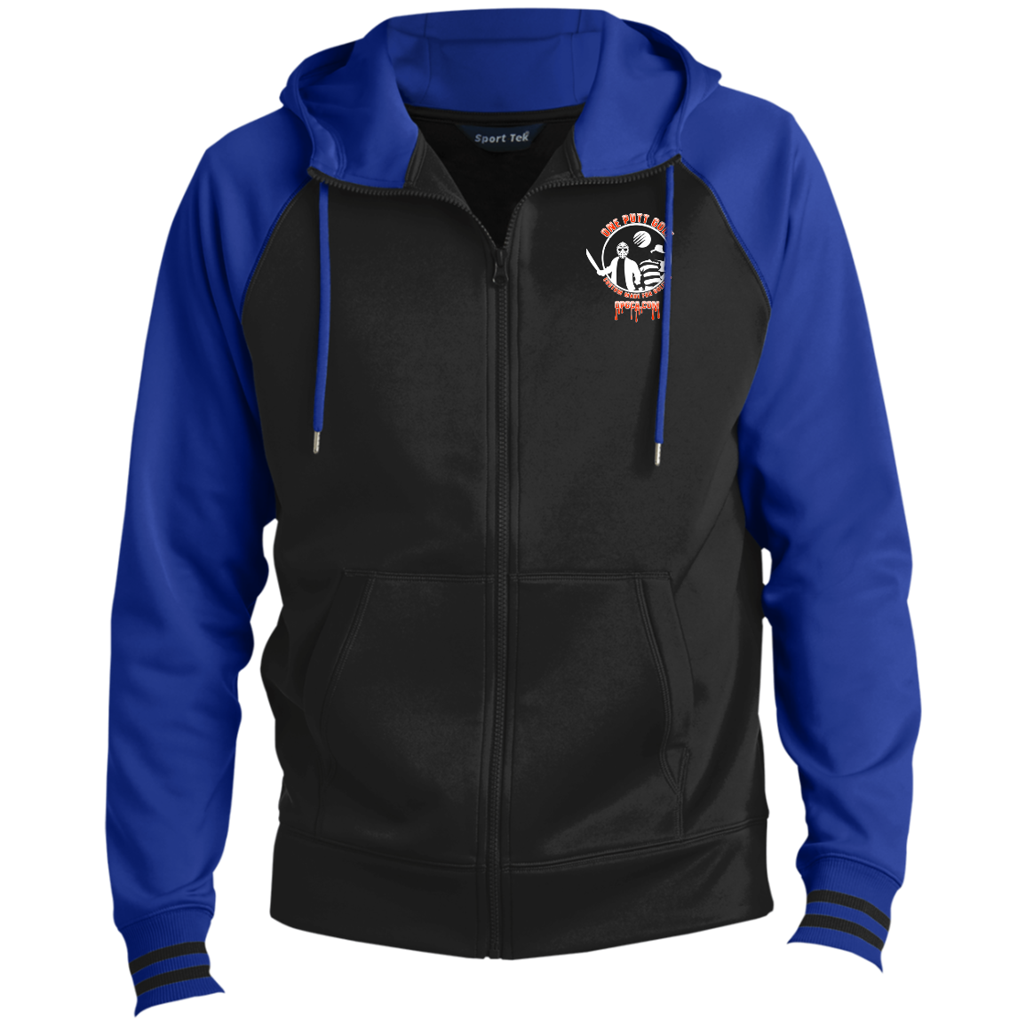 OPG Custom Design #23. Hack N Slice Golf. Freddy and Jason Fan Art. Sport-Wick® Full-Zip Hooded Jacket