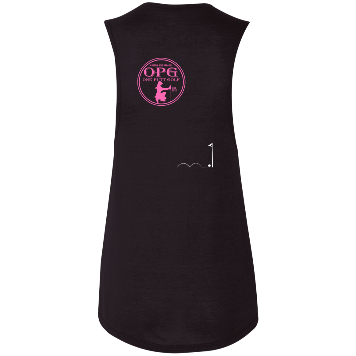 OPG Custom Design #4. I Don't See Noting Wrong With A Little Bump N Run. Ladies' Flowy Muscle Tank