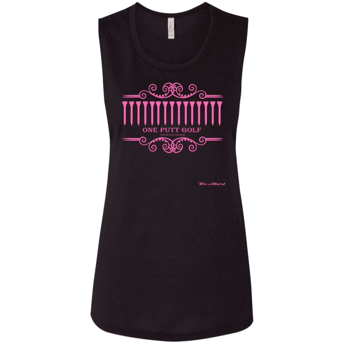 OPG Custom Design #5. Golf Tee-Shirt. Golf Humor. Ladies' Flowy Muscle Tank