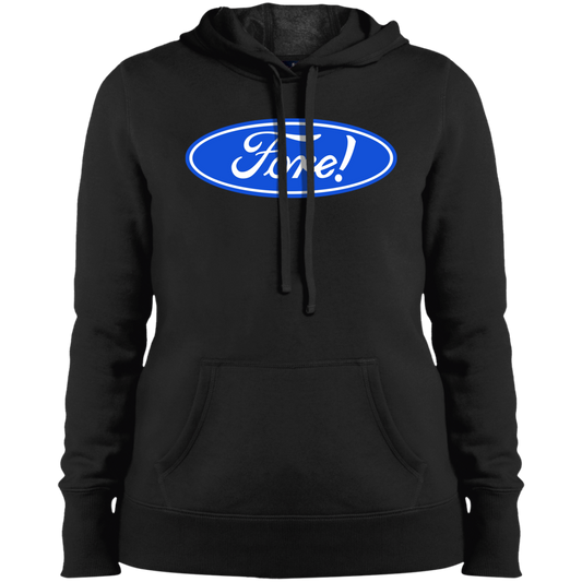 OPG Custom Design #11. Fore! Ford Parody. Ladies' Pullover Hooded Sweatshirt