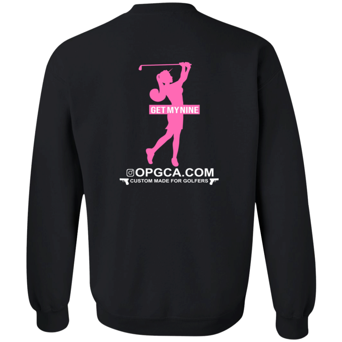 OPG Custom Design #16. Get My Nine. Female Version. Youth Crewneck Sweatshirt