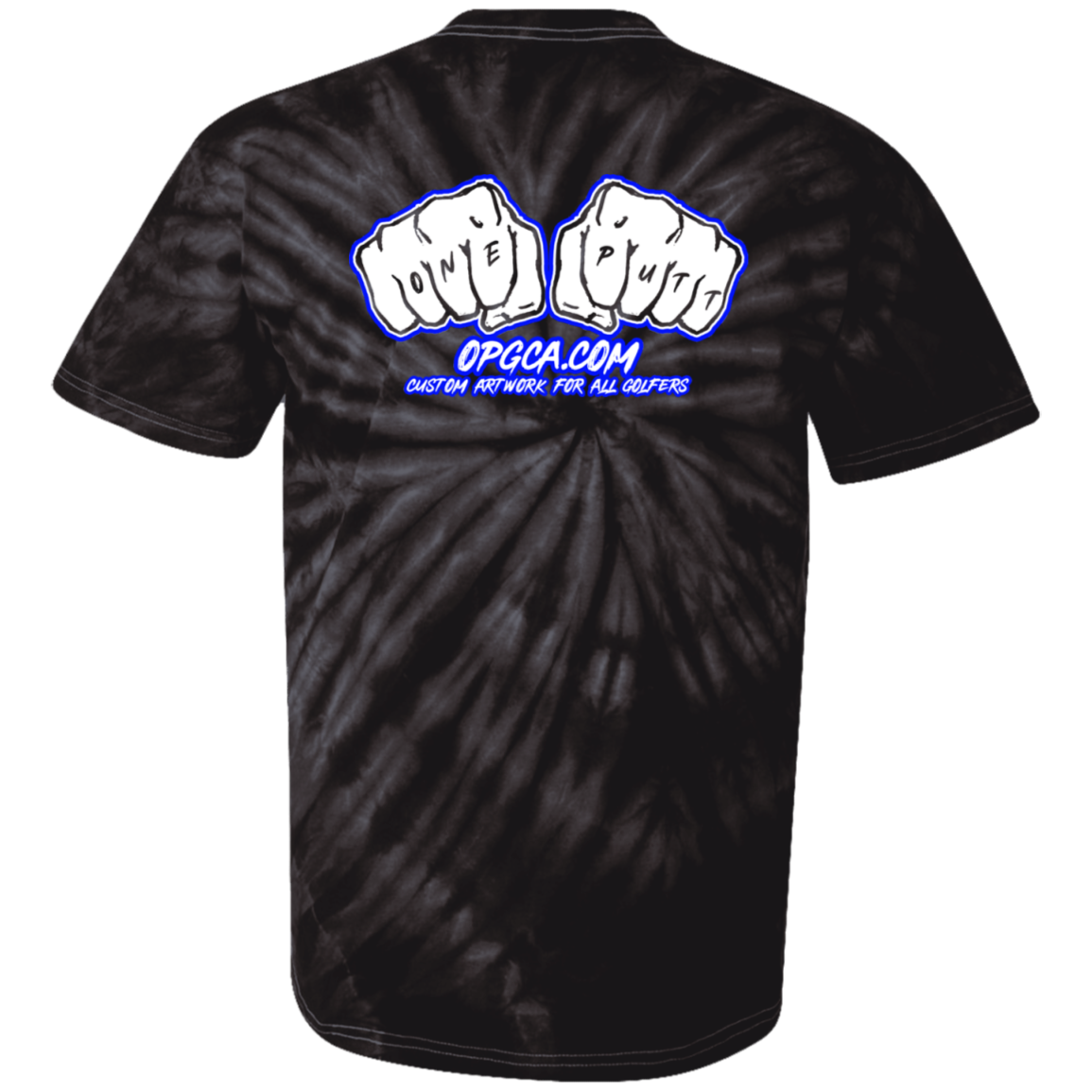 OPG Custom Design #3. Blue Tees Blues Brothers Fan Art. 100% Cotton Tie Dye T-Shirt