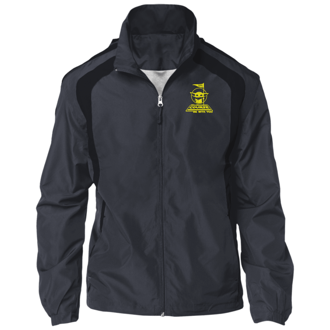 OPG Custom Design #21. May the course be with you. Parody / Fan Art. 100% Polyester Shell Jacket