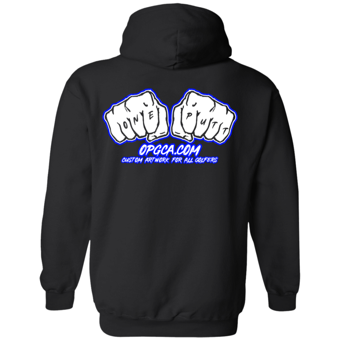 OPG Custom Design #3. Blue Tees Blues Brothers Fan Art. Pullover Hoodie