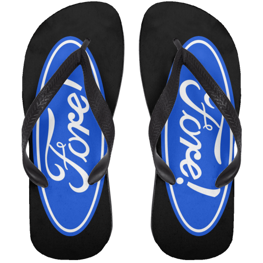 OPG Custom Design #11. Fore! Adult Flip Flops