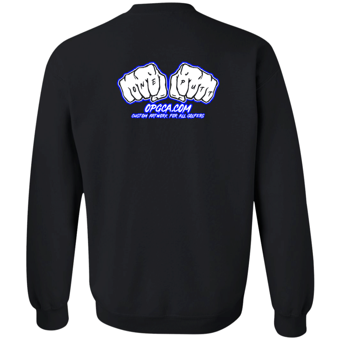 OPG Custom Design #3. Blue Tees Blues Brothers Fan Art. Youth Crewneck Sweatshirt