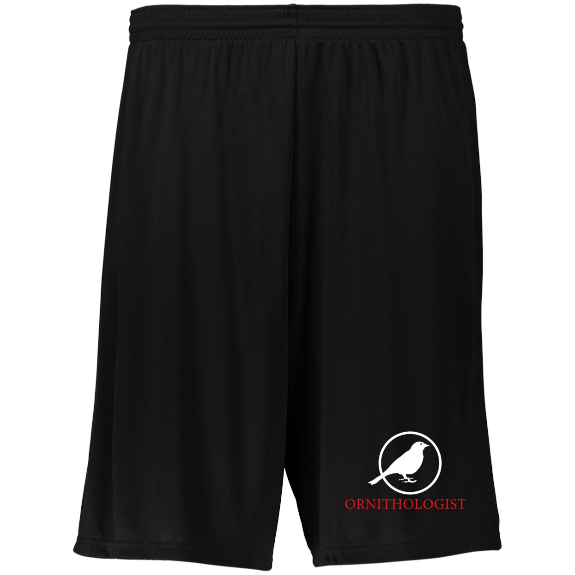 OPG Custom Design # 24. Ornithologist. A person who studies or is an expert on birds. Moisture-Wicking 9 inch Inseam Training Shorts