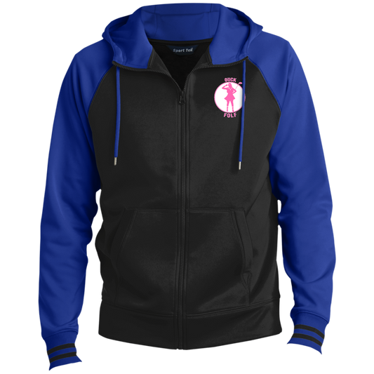 OPG Custom Design #19. GUCK FOLF. Female Edition. Sport-Wick® Full-Zip Hooded Jacket