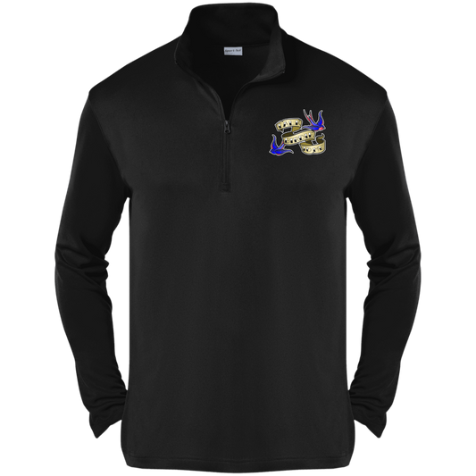 OPG Custom Design #25. Talk Birdie to Me. 100% Polyester 1/4-Zip Pullover