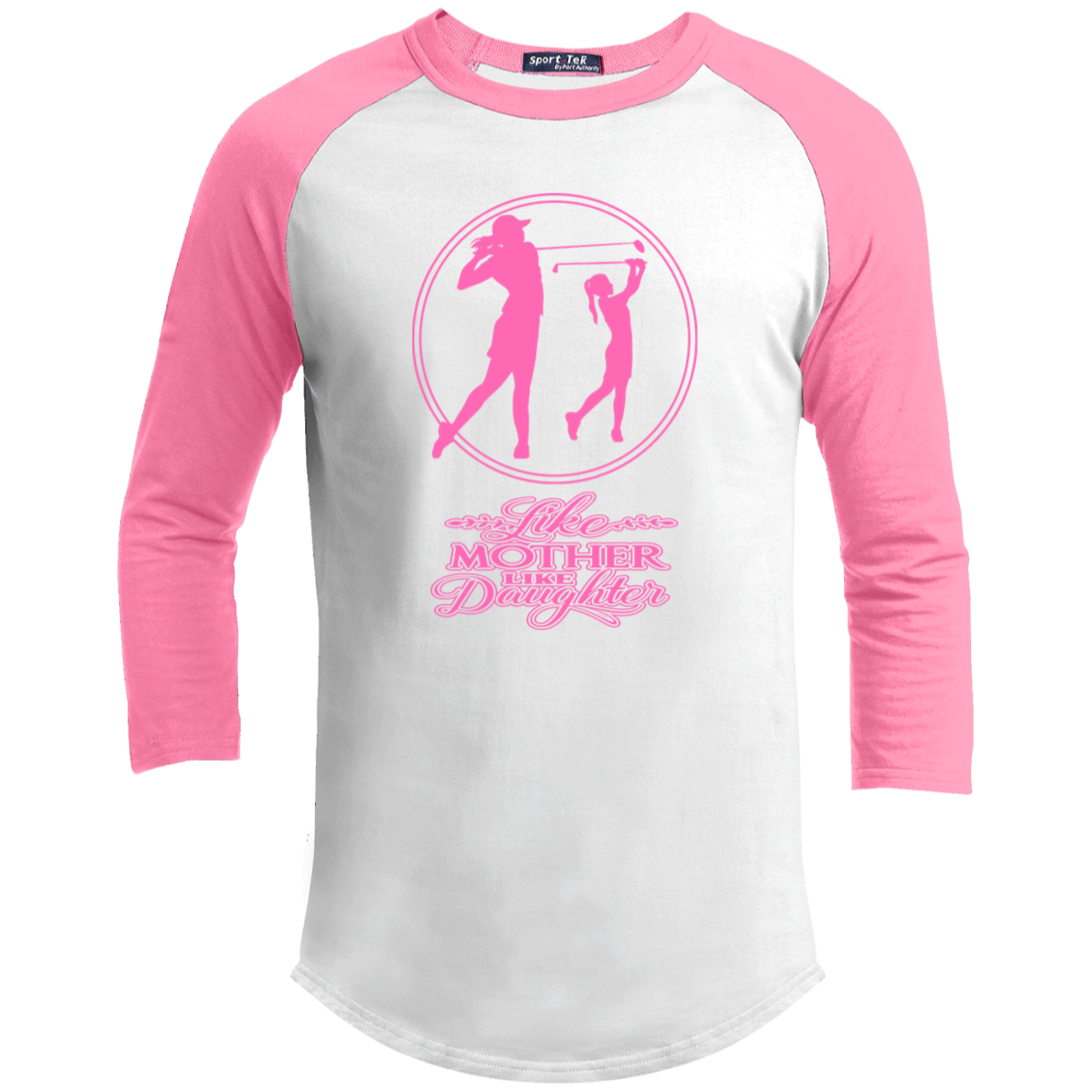 ZZZ#07 OPG Custom Design. Like Mother like Daughter. Youth 3/4 Raglan Sleeve Shirt