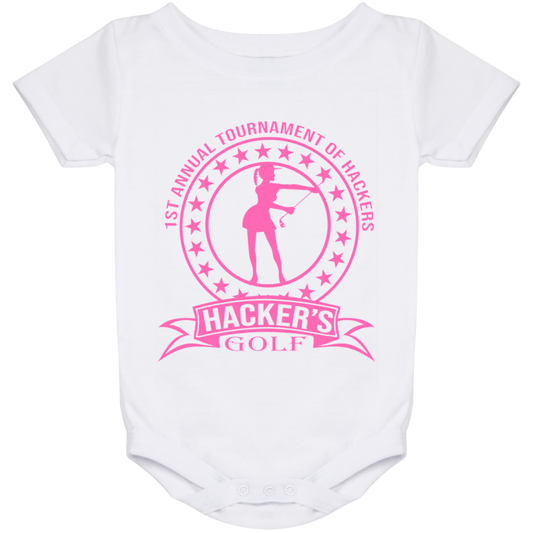 ZZZ#20 OPG Custom Design. 1st Annual Hackers Golf Tournament. Ladies Edition. Baby Onesie 24 Month