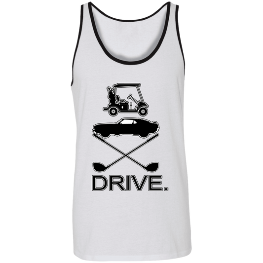 OPG Custom Design #8. Drive. 2 Tone Tank 100% Combed and Ringspun Cotton