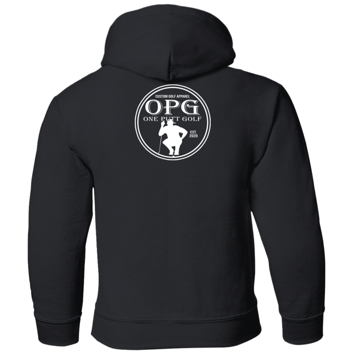 OPG Custom Design 28. One Putt Golf Girl. Youth Hoodie