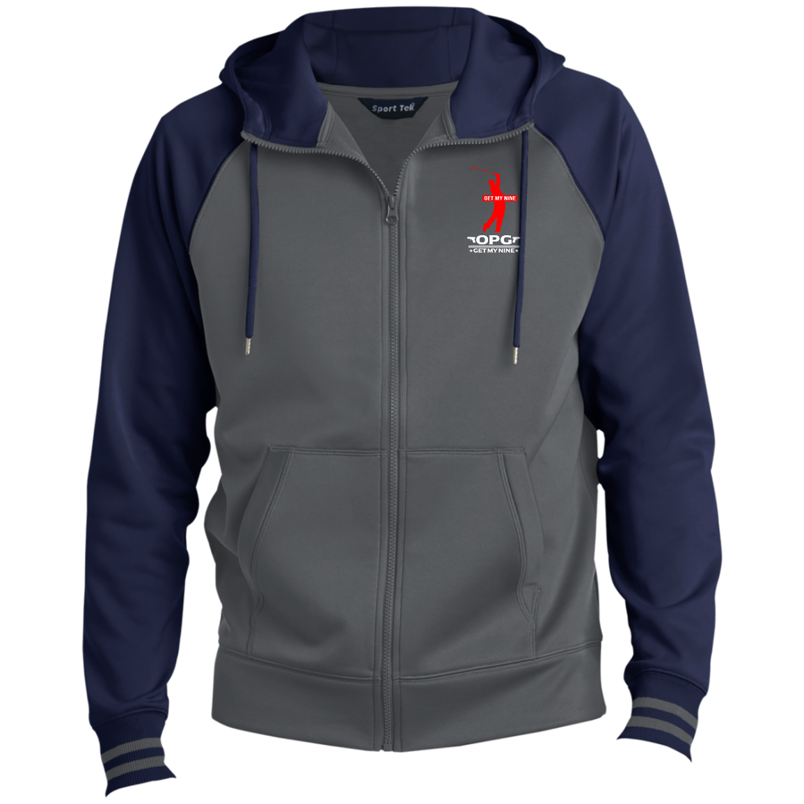 OPG Custom Design #16. Get My Nine. Male Version. Sport-Wick® Full-Zip Hooded Jacket