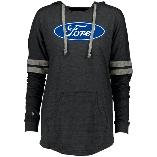 OPG Custom Design #11. Fore. Ladies Hooded Low Key Pullover