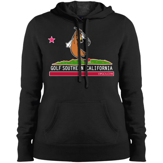 OPG Custom Design #15. Golf Southern California with Yogi Bear Fan Art. Ladies' Hoodie