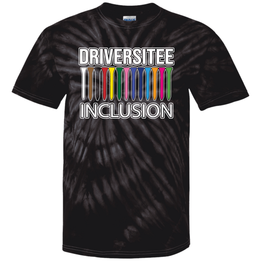 ZZZ#06 OPG Custom Design. DRIVER-SITEE & INCLUSION. Youth Tie Dye T-Shirt