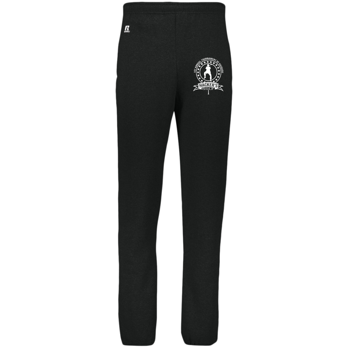 OPG Custom Design #20. 1st Annual Hackers Golf Tournament. Dri-Power Closed Bottom Pocket Sweatpants