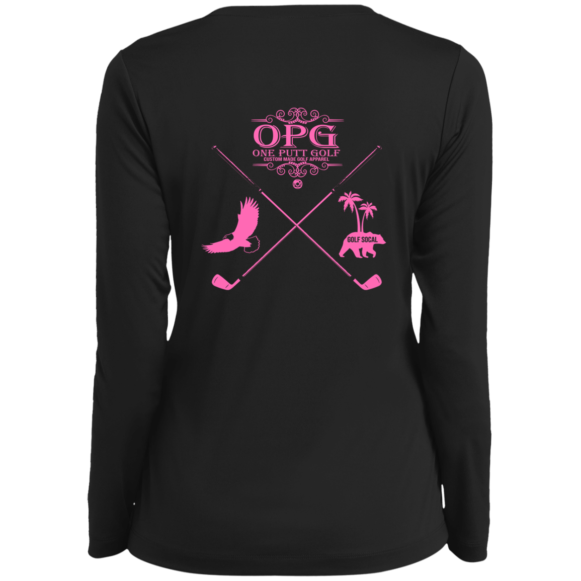 OPG Custom Design #8. Drive. Ladies’ Long Sleeve Performance V-Neck Tee