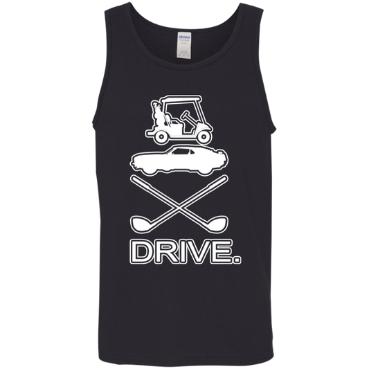 OPG Custom Design #8. Drive. 100% Cotton Preshrunk Jersey Knit Tank Top