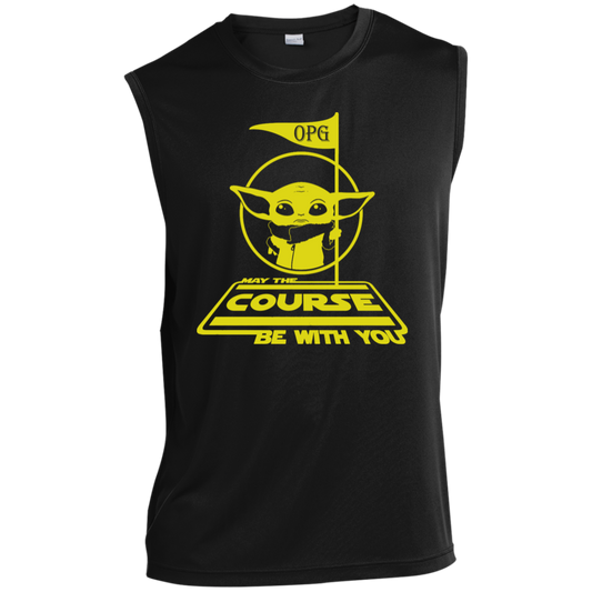 OPG Custom Design #21. May the course be with you. Parody / Fan Art. Men’s Sleeveless