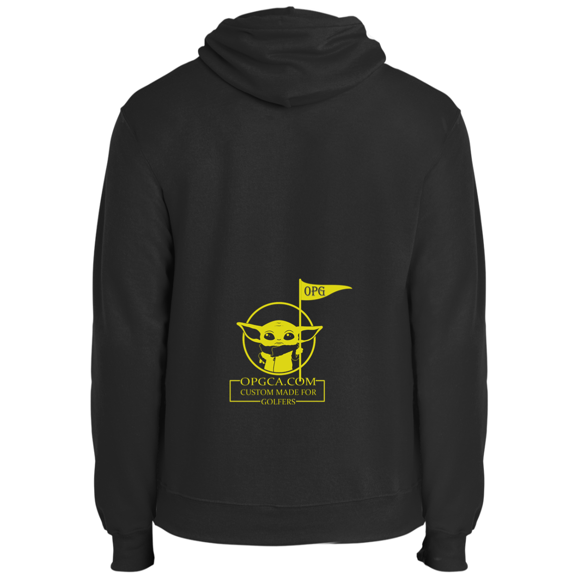 OPG Custom Design #21. May the course be with you. Star Wars Parody and Fan Art. Fleece Pullover Hoodie