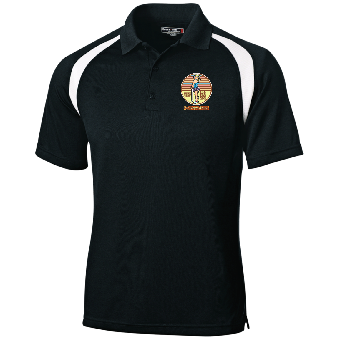 OPG Custom Design #28. Drive it. Chip it. One Putt golf it. Moisture-Wicking Tag-Free Golf Shirt