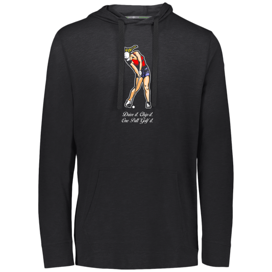 OPG Custom Design #9. Drive it. Chip it. One Putt Golf It. Golf So. Cal. Eco Triblend T-Shirt Hoodie