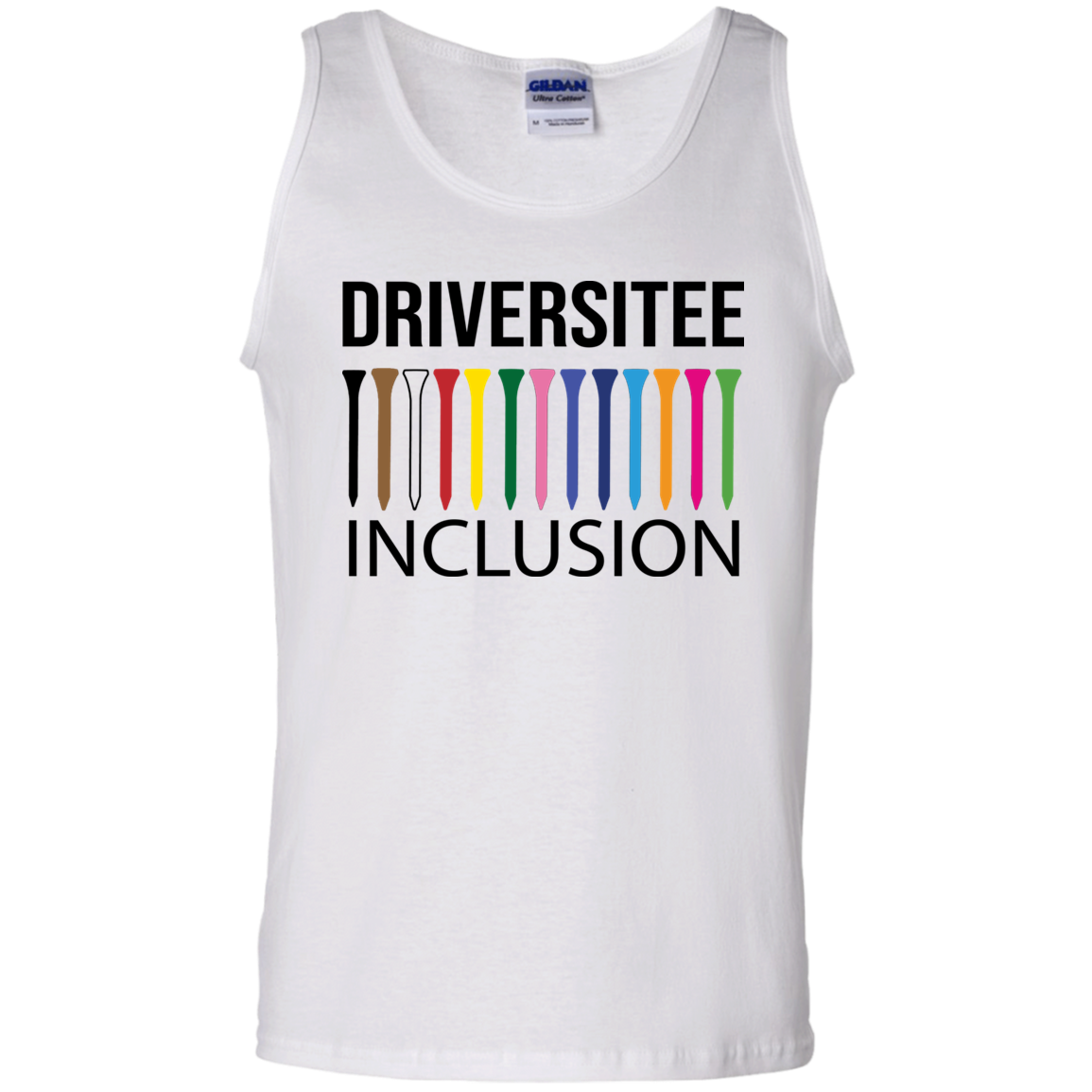 ZZZ#06 OPG Custom Design. DRIVER-SITEE & INCLUSION. 100% Cotton Tank Top