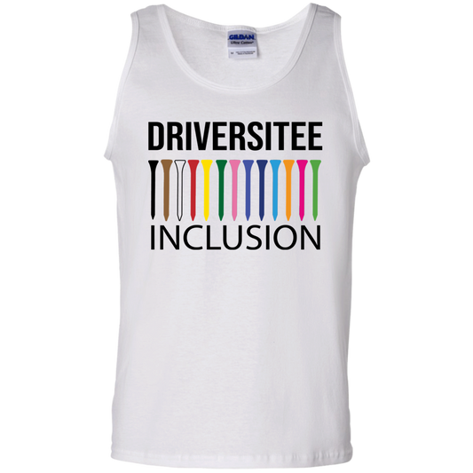 ZZZ#06 OPG Custom Design. DRIVER-SITEE & INCLUSION. 100% Cotton Tank Top