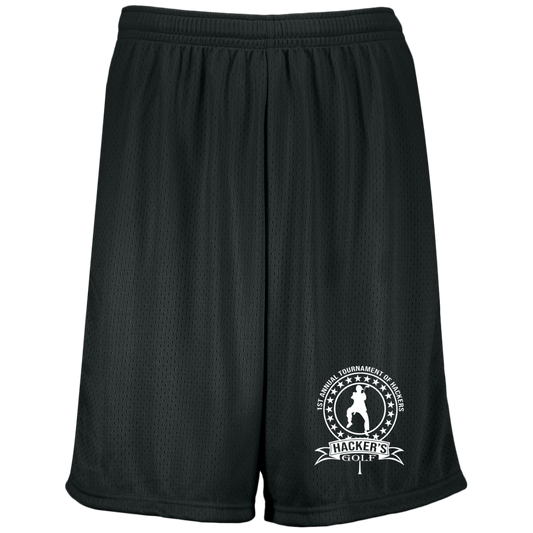 OPG Custom Design #20. 1st Annual Hackers Golf Tournament. Moisture-Wicking 9 inch Inseam Mesh Shorts