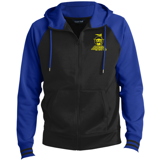 OPG Custom Design #21. May the course be with you. Parody / Fan Art. Sport-Wick® Full-Zip Hooded Jacket