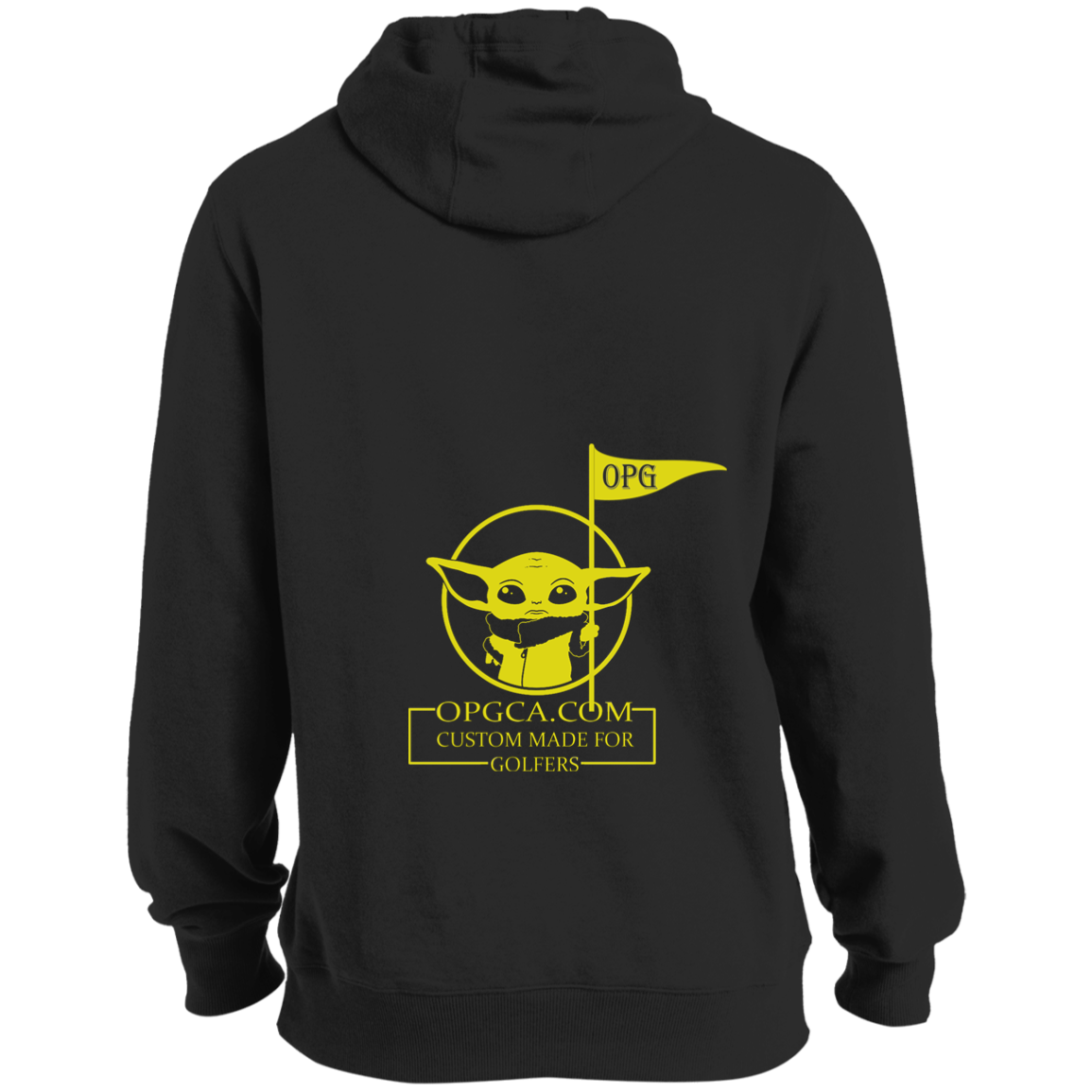 OPG Custom Design #21. May the course be with you. Star Wars Parody and Fan Art. Tall Pullover Hoodie