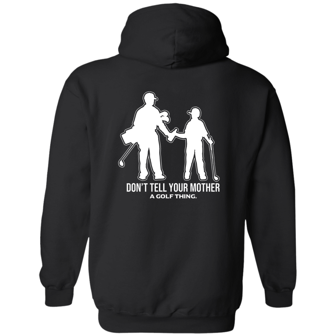 OPG Custom Design #7. Father and Son's First Beer. Don't Tell Your Mother. Zip Up Hooded Sweatshirt