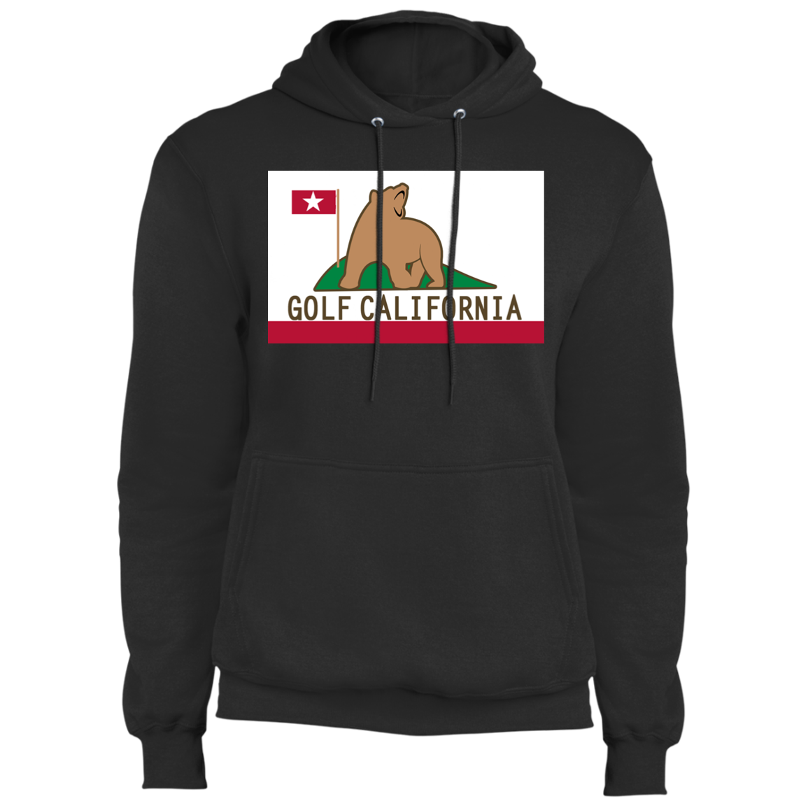 OPG Custom Design #14. Golf California. Fleece Pullover Hoodie